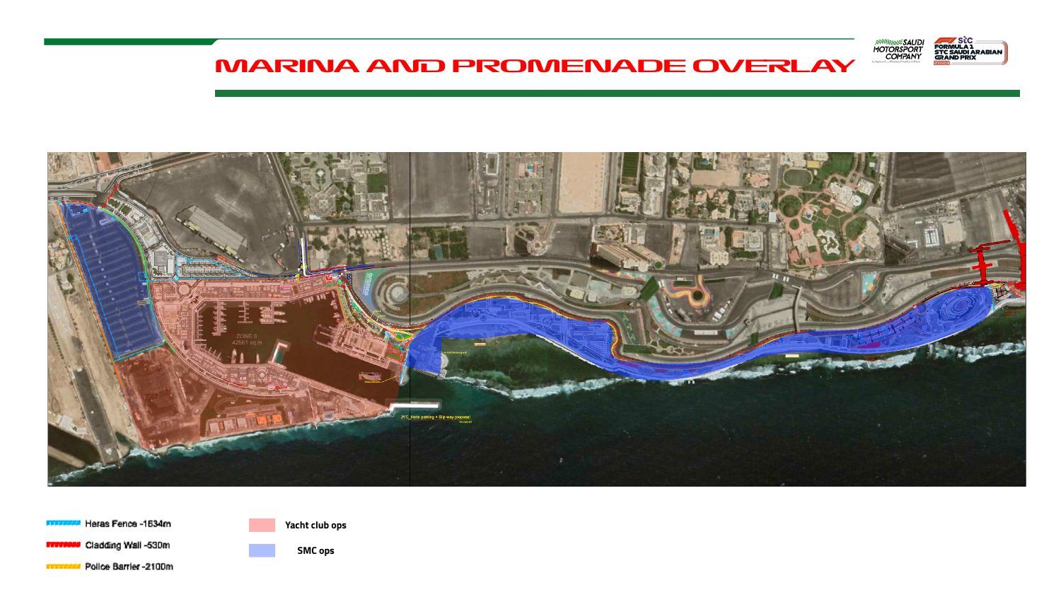Marina & Promenade zone overlay, from my operations masterbook.