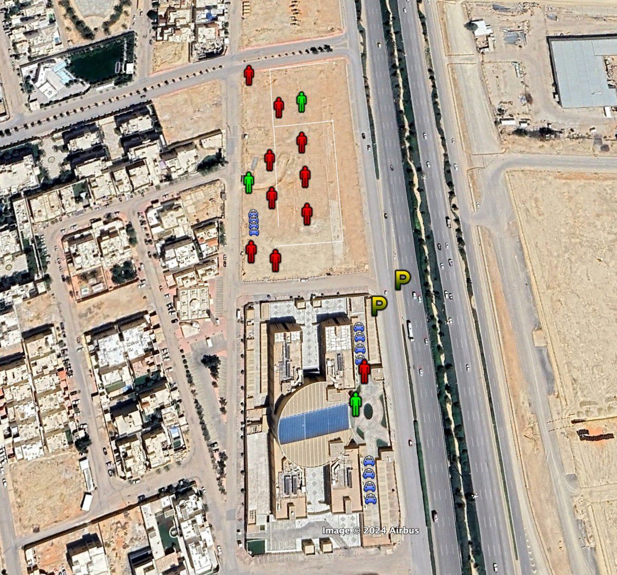 Formula E 2024 · marshal dot plan, Al Maarefa hub