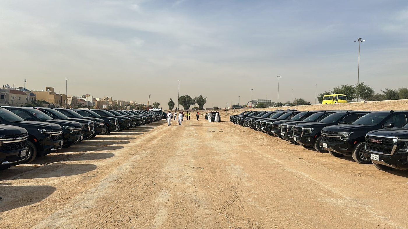 The Formula E media and premium fleet, commissioned three days before live.